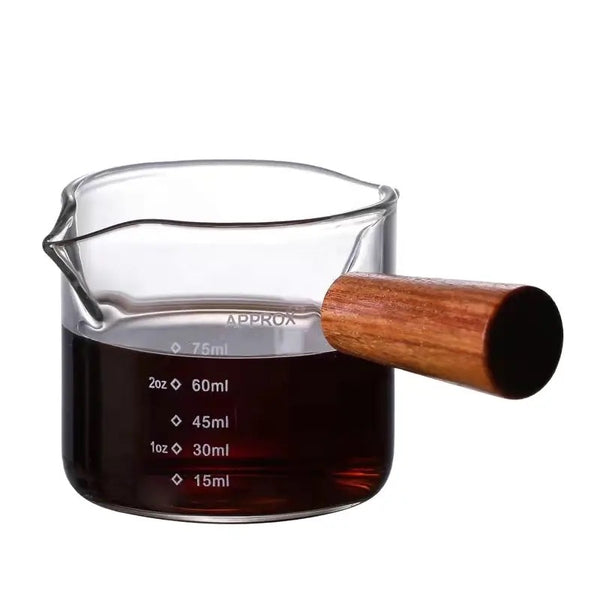 Shoot Glass With Wooden Handle